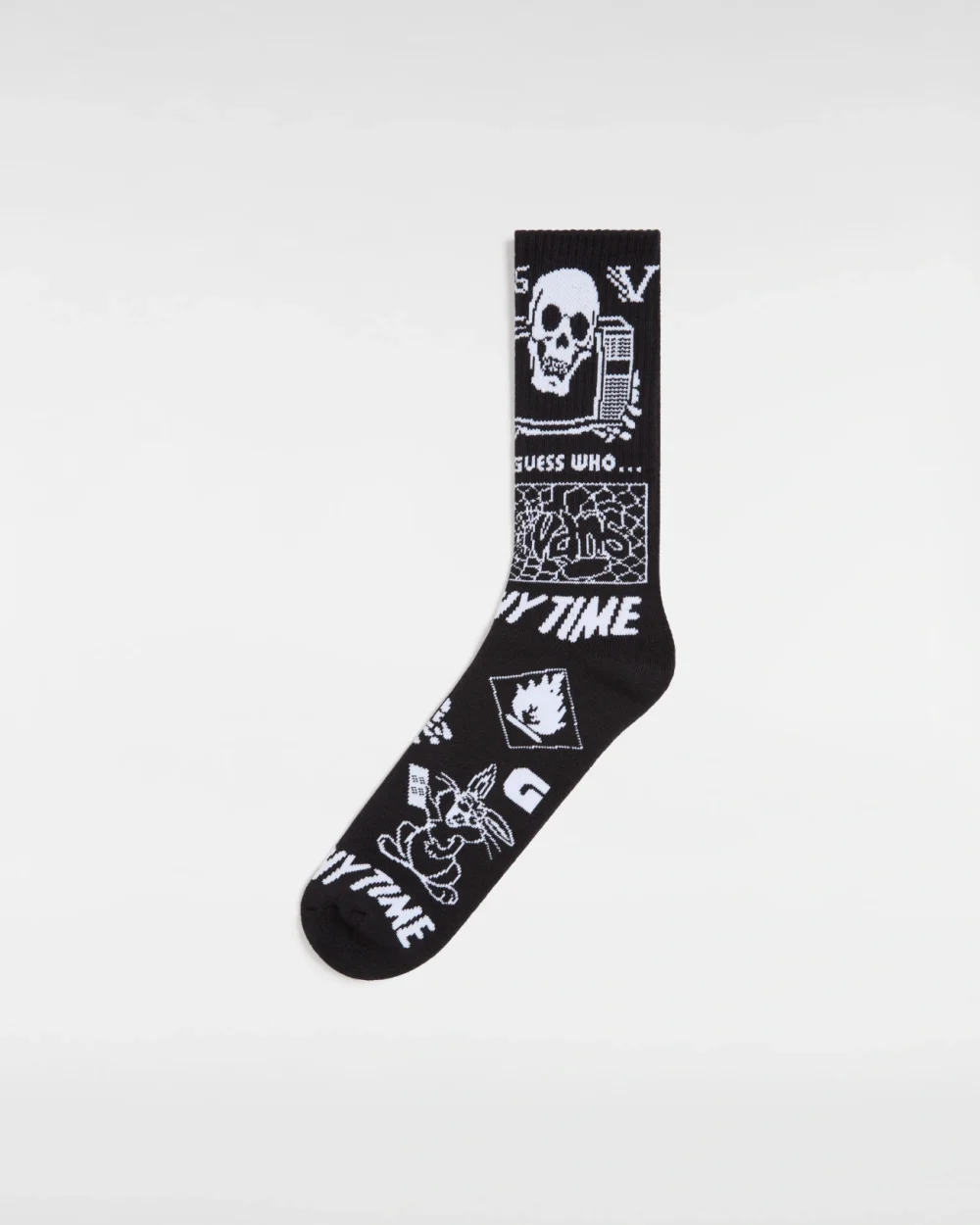 VANS - גרביים Bubs 66 Crew – V00HT7BLK – black – 1