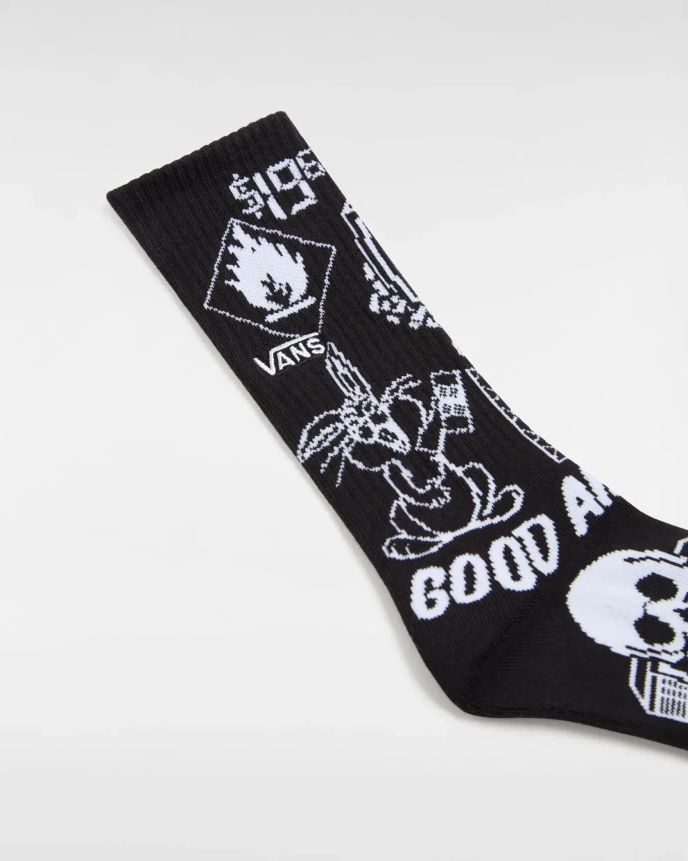 VANS - גרביים Bubs 66 Crew – V00HT7BLK – black – 2