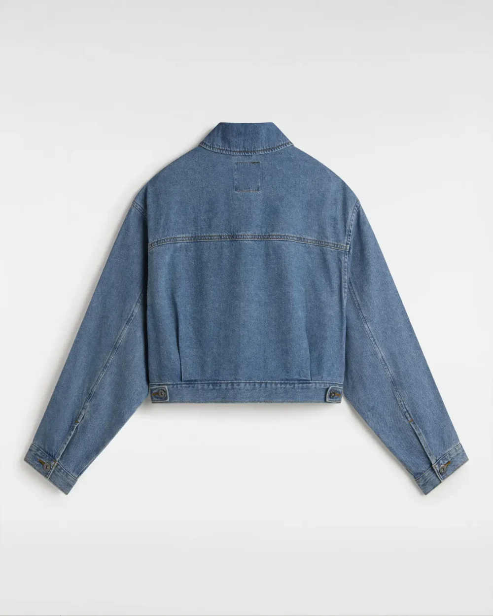 VANS - ג'קט Raynes Denim Crop – V00HWF7W6 – stone-wash – 1