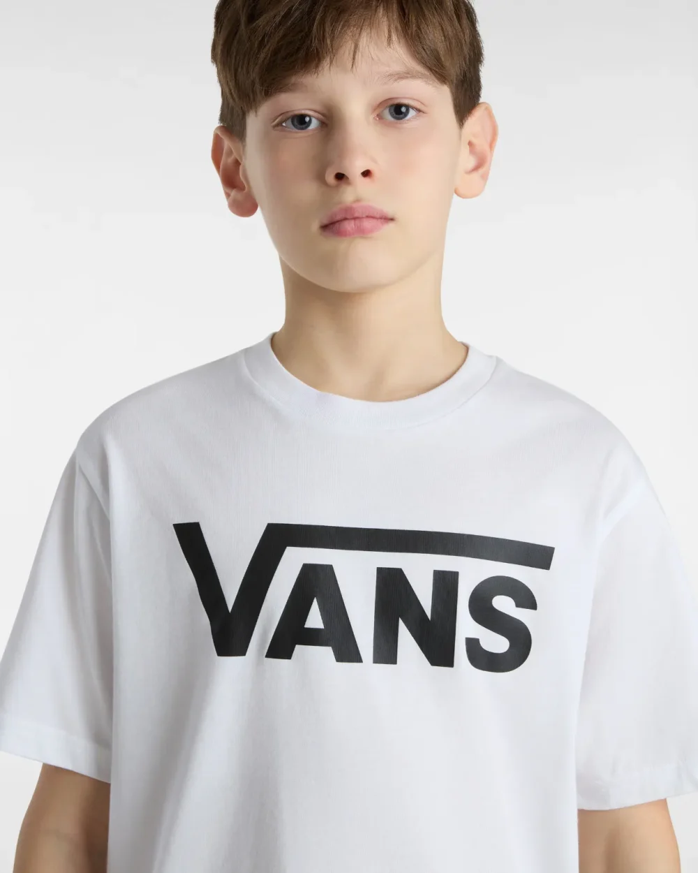 VANS - טי שירט נוער Vans Classic – VIVFYB2 – white-black – 3