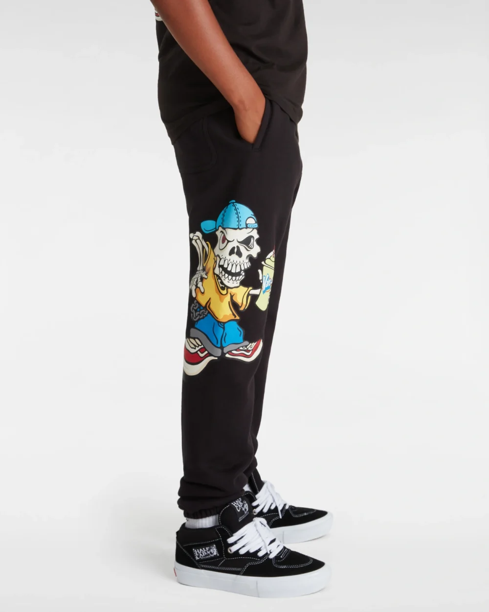 VANS - טרנינג נוער Reggie – V00JBCBLK – black – 4