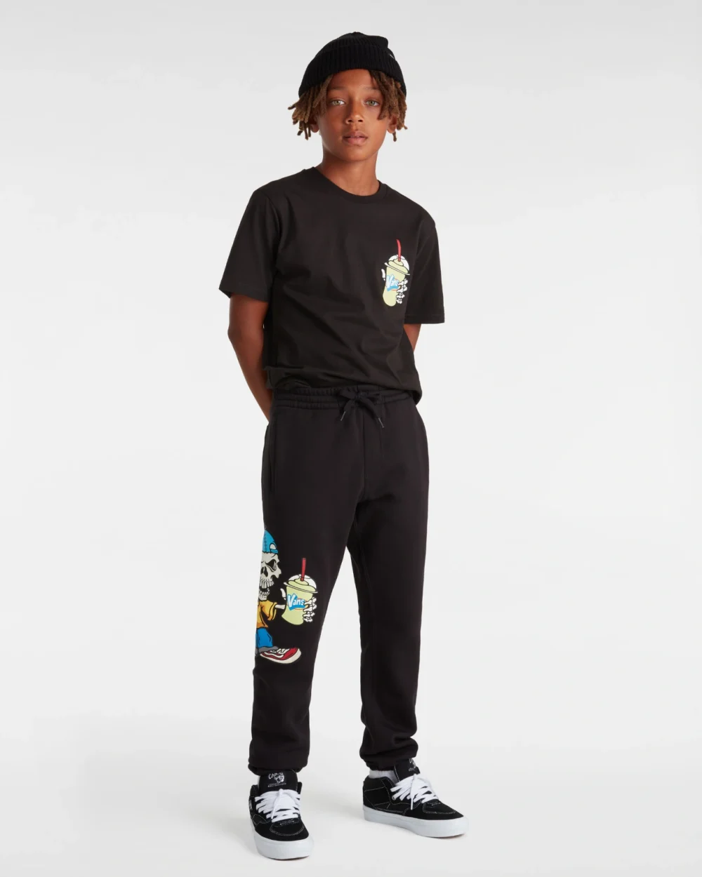 VANS - טרנינג נוער Reggie – V00JBCBLK – black – 5