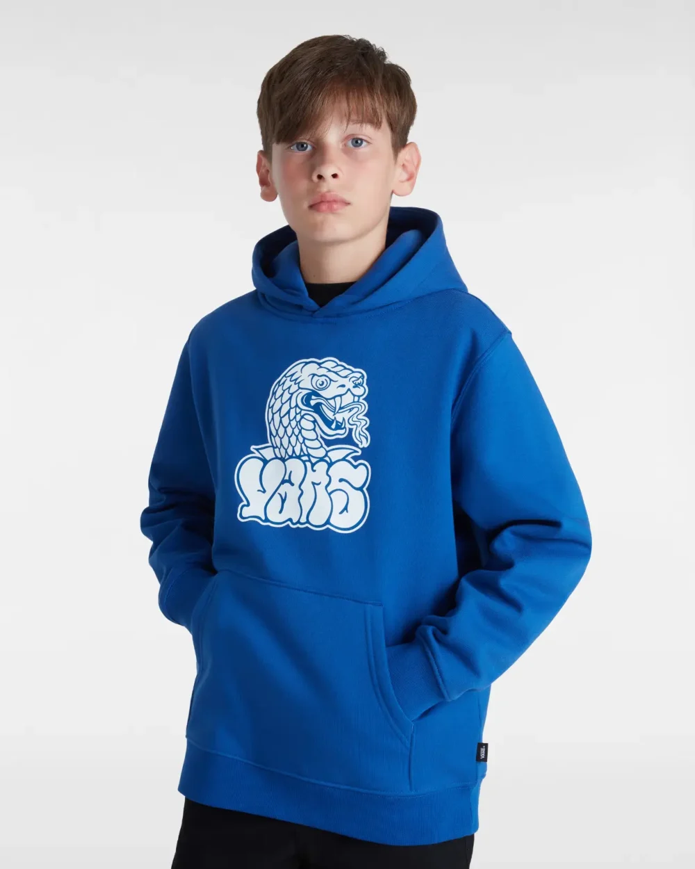 VANS - קפוצ'ון נוער Rattler Loose – V00JBN7WM – true-blue – 2