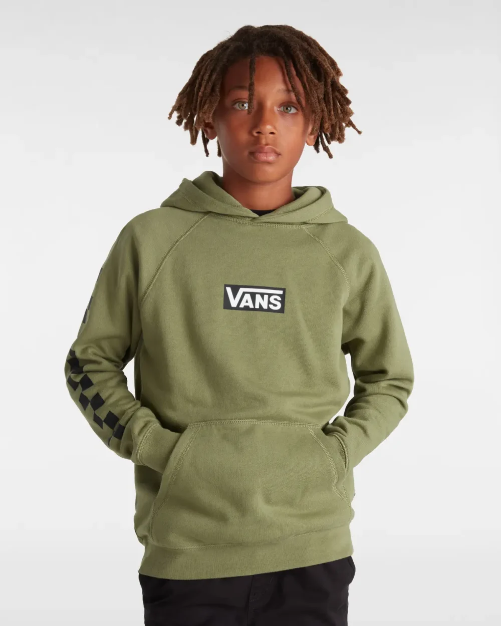 VANS - קפוצ'ון נוער By Vans Boxed – V00JBRZBF – loden-green – 2