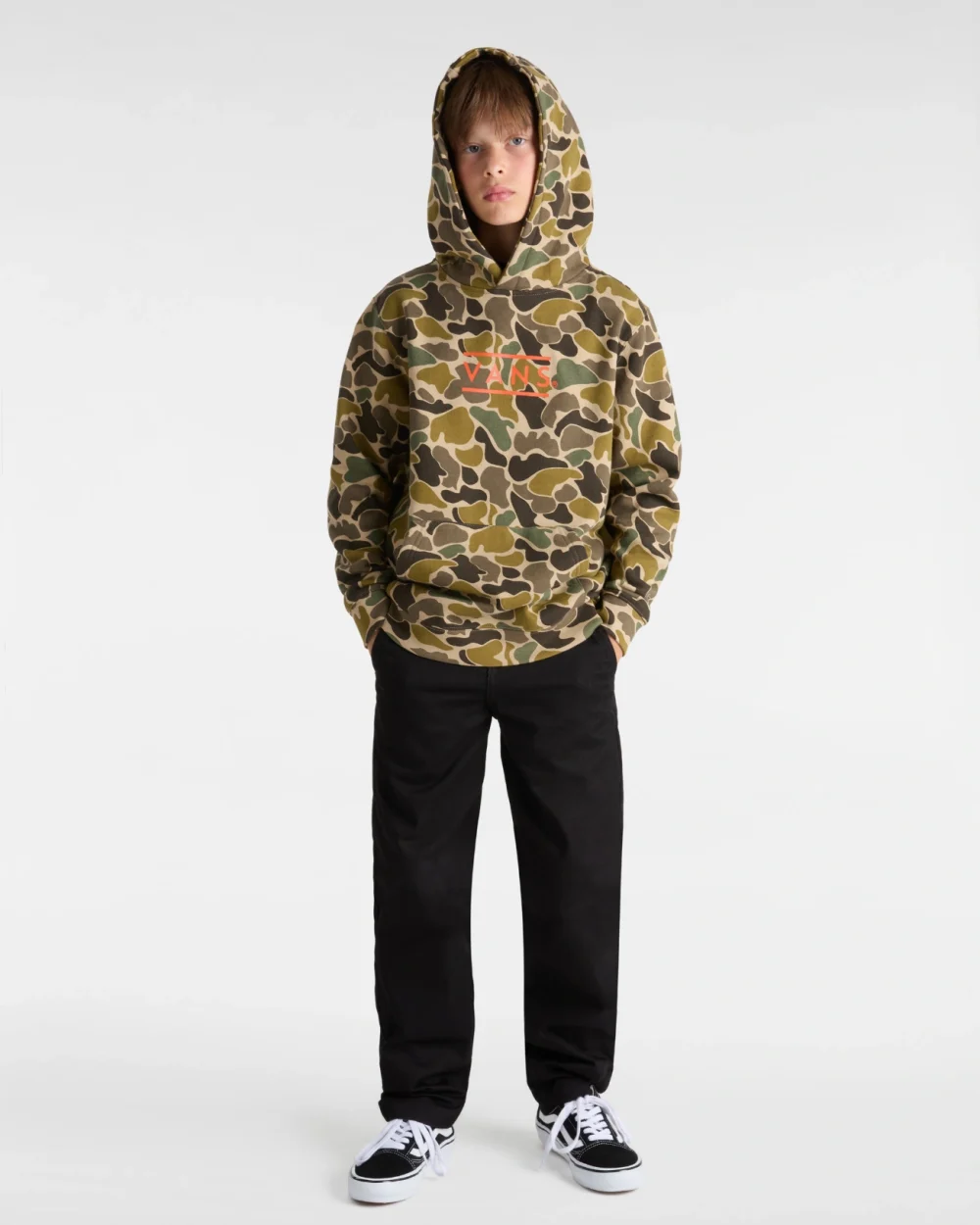 VANS - קפוצ'ון נוער Half Box Camo – V00JBVDBC – bungee-cord-turkish-coffee – 5