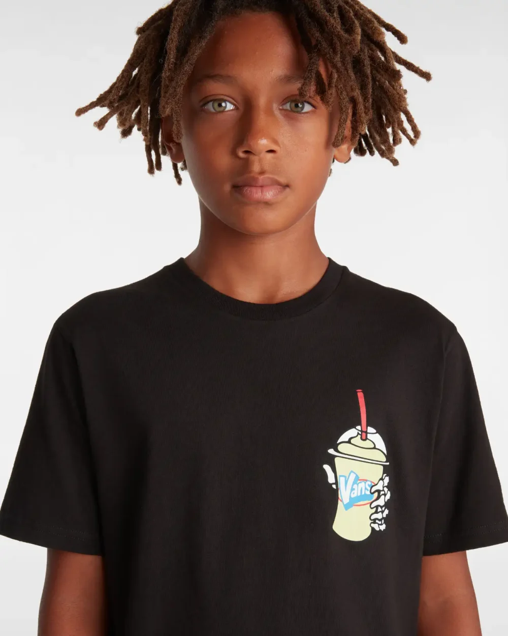 VANS - טי שירט נוער Lil Reggie – V00JC4BLK – black – 4