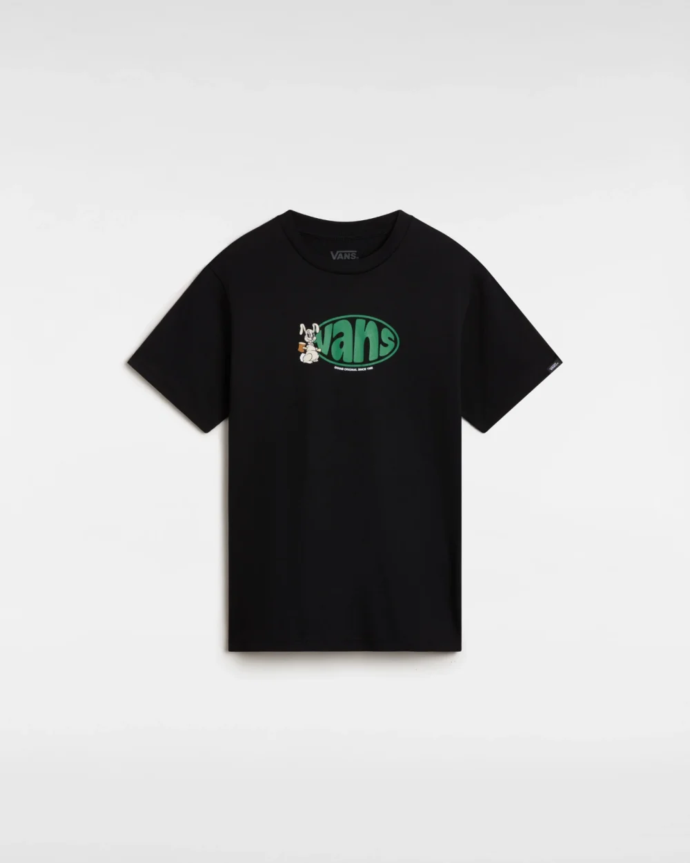 VANS - טי שירט נוער Hopper – V00JCHBLK – black – 1