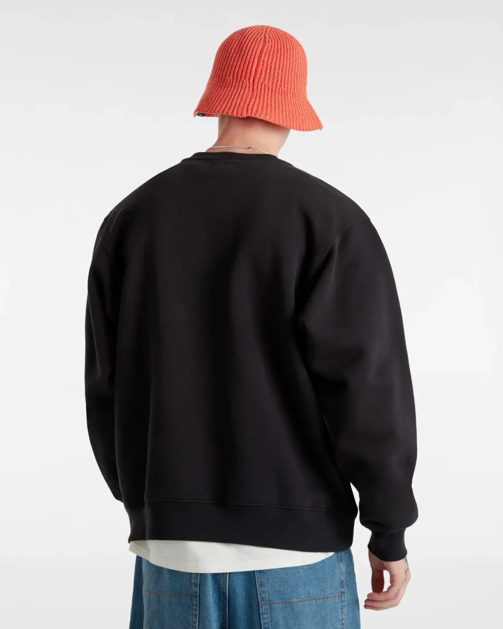 VANS - סווטשירט Skate Hold Hands – V00JD2BLK – black – 3