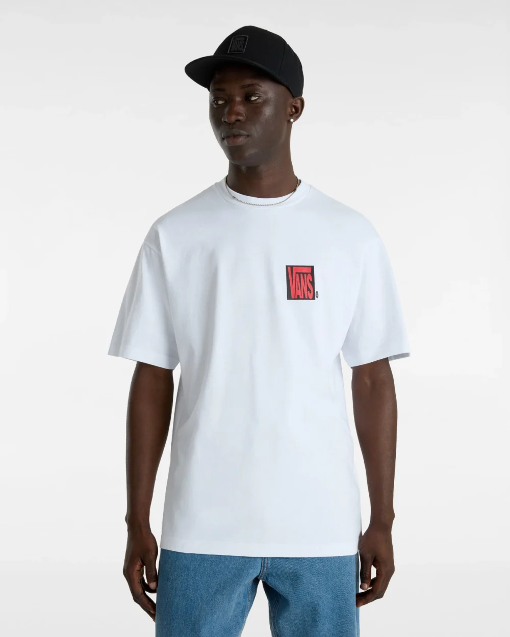 VANS - טי שירט Ave – V00JD7WHT – white – 2