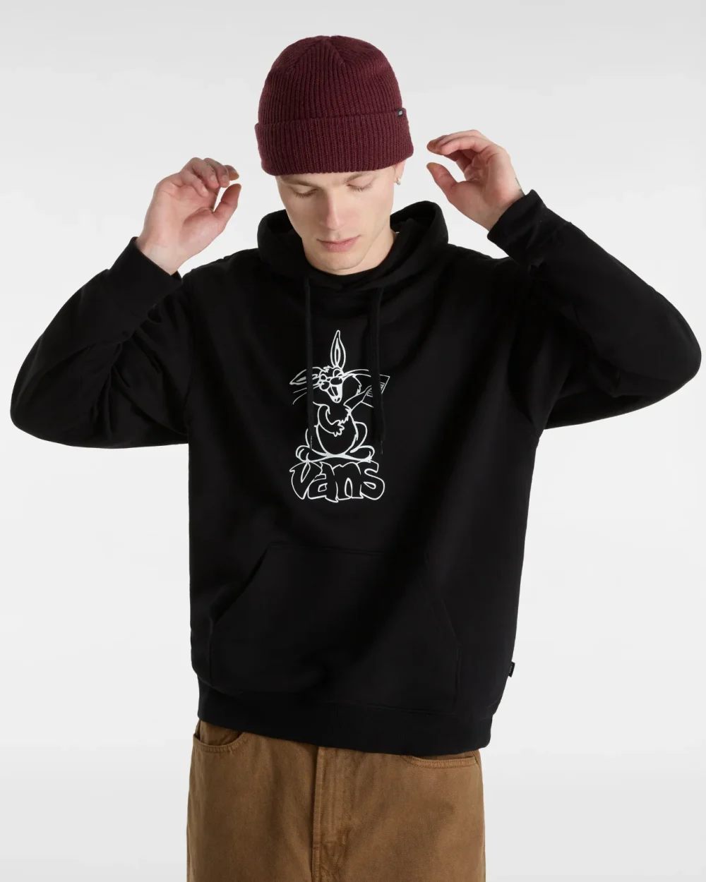 VANS - קפוצ'ון Crazy Eddy 66 Loose – V00JE7BLK – black – 4