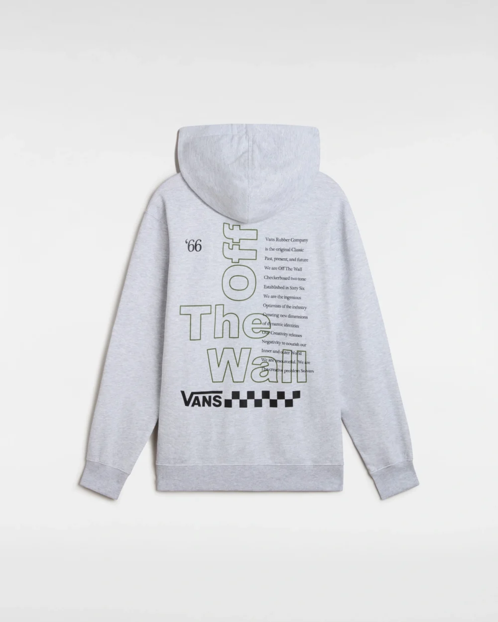 VANS - קפוצ'ון Posted Loose – V00JE81QI – light-grey-heather – 1