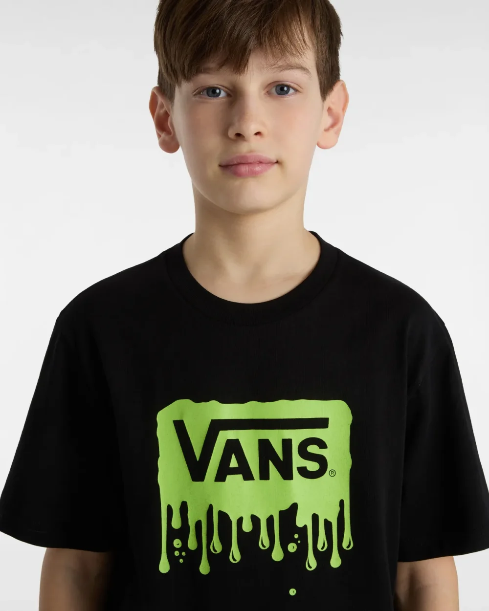 VANS - טי שירט נוער B Slime – V00JGZBLK – black – 3