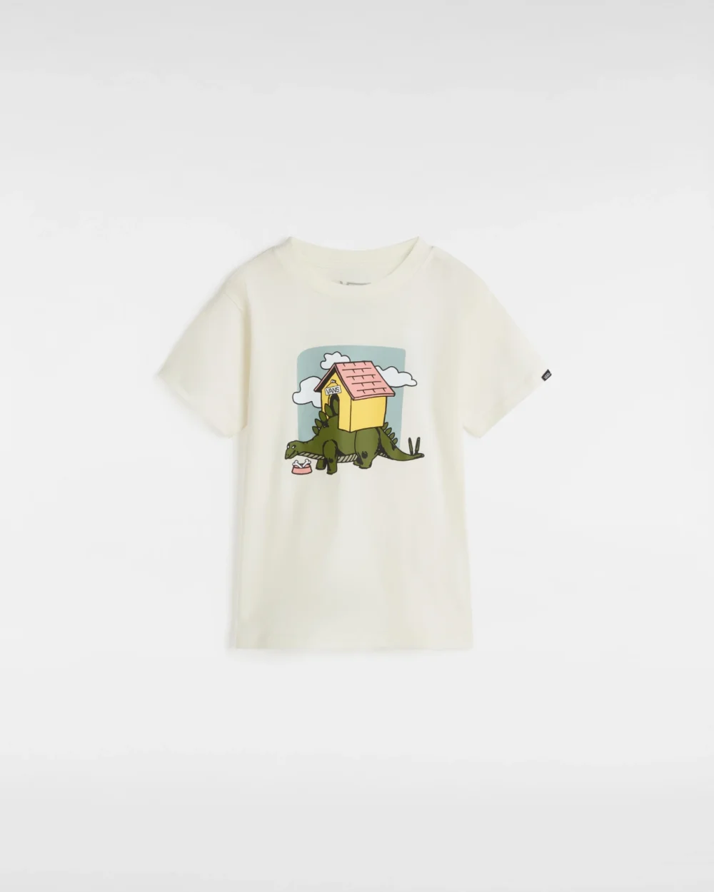 VANS - טי שירט ילדים Dino Home – V00JNWFS8 – marshmallow – 1