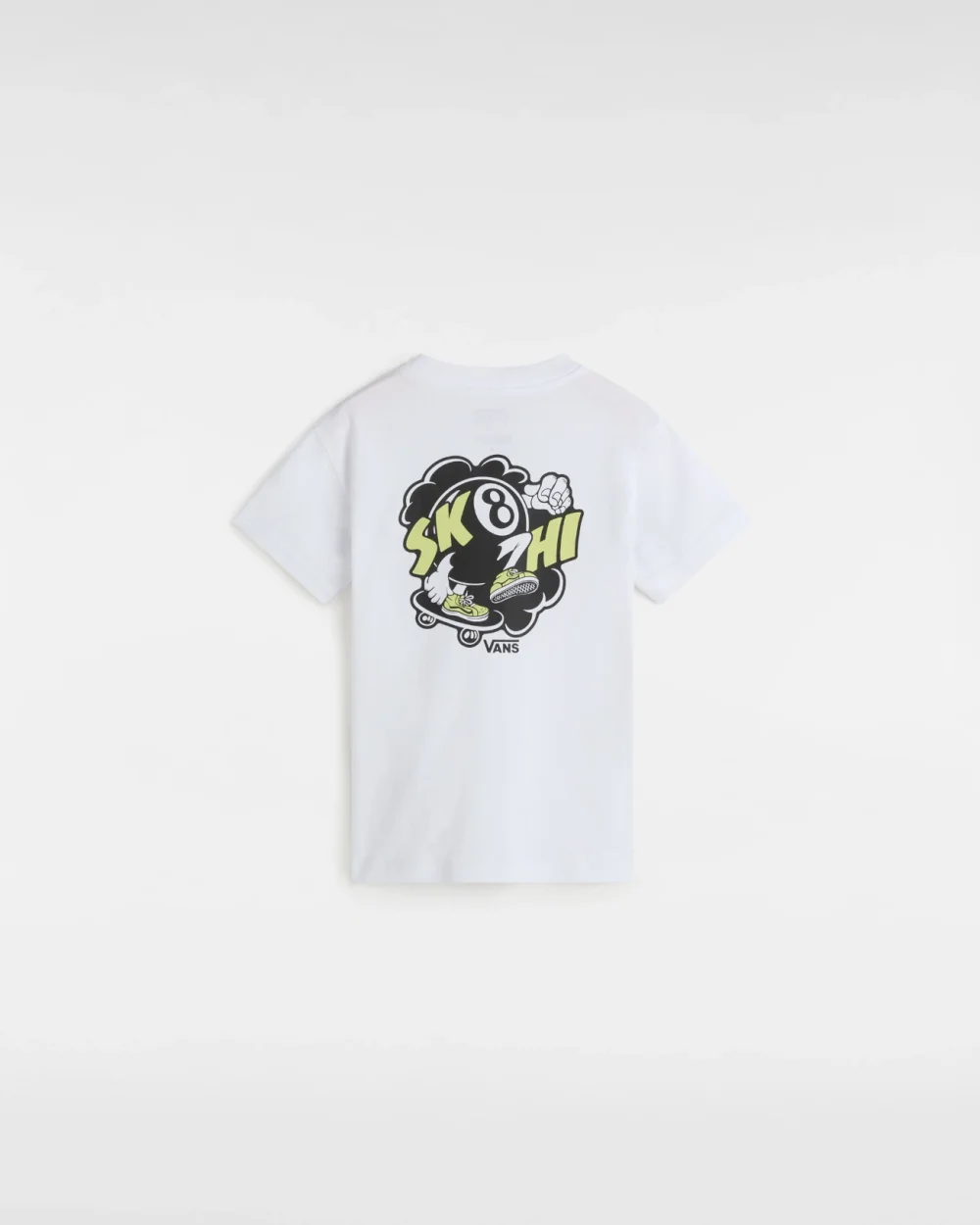 VANS - טי שירט ילדים Sk8 Hi Ball – V00JNXWHT – white – 1