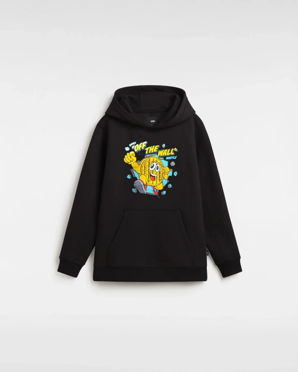 VANS - קפוצ'ון ילדים Waffle Man – V00JRUBLK – black – 1
