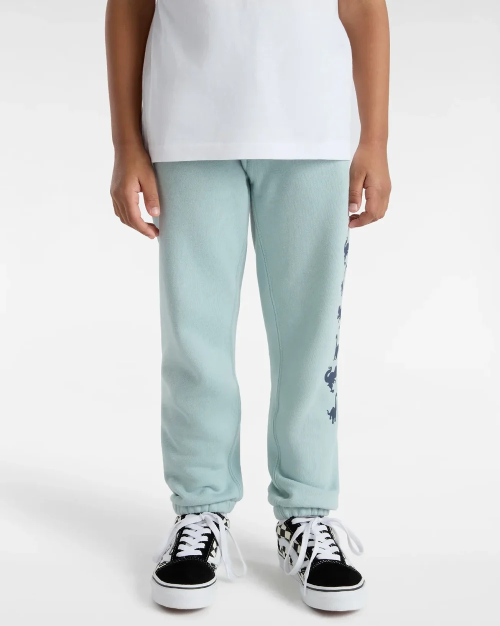 VANS - מכנסיים ארוכים ילדים Kd Dino – V00JS2M8I – gray-mist – 2