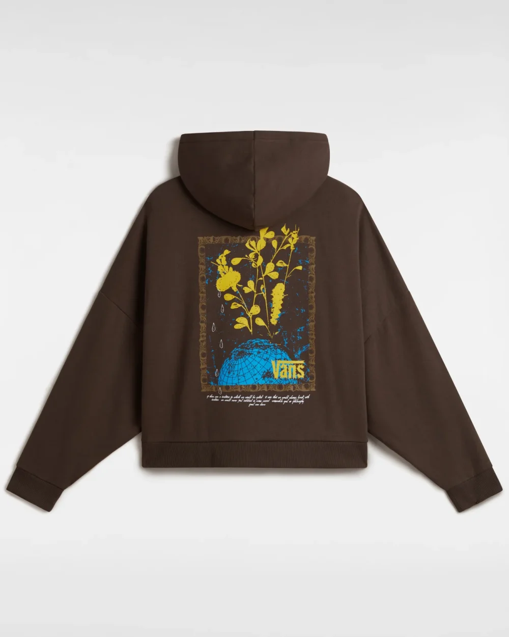 VANS - קפוצ'ון Tear Globe Zip – V00JTVD4C – turkish-coffee – 1