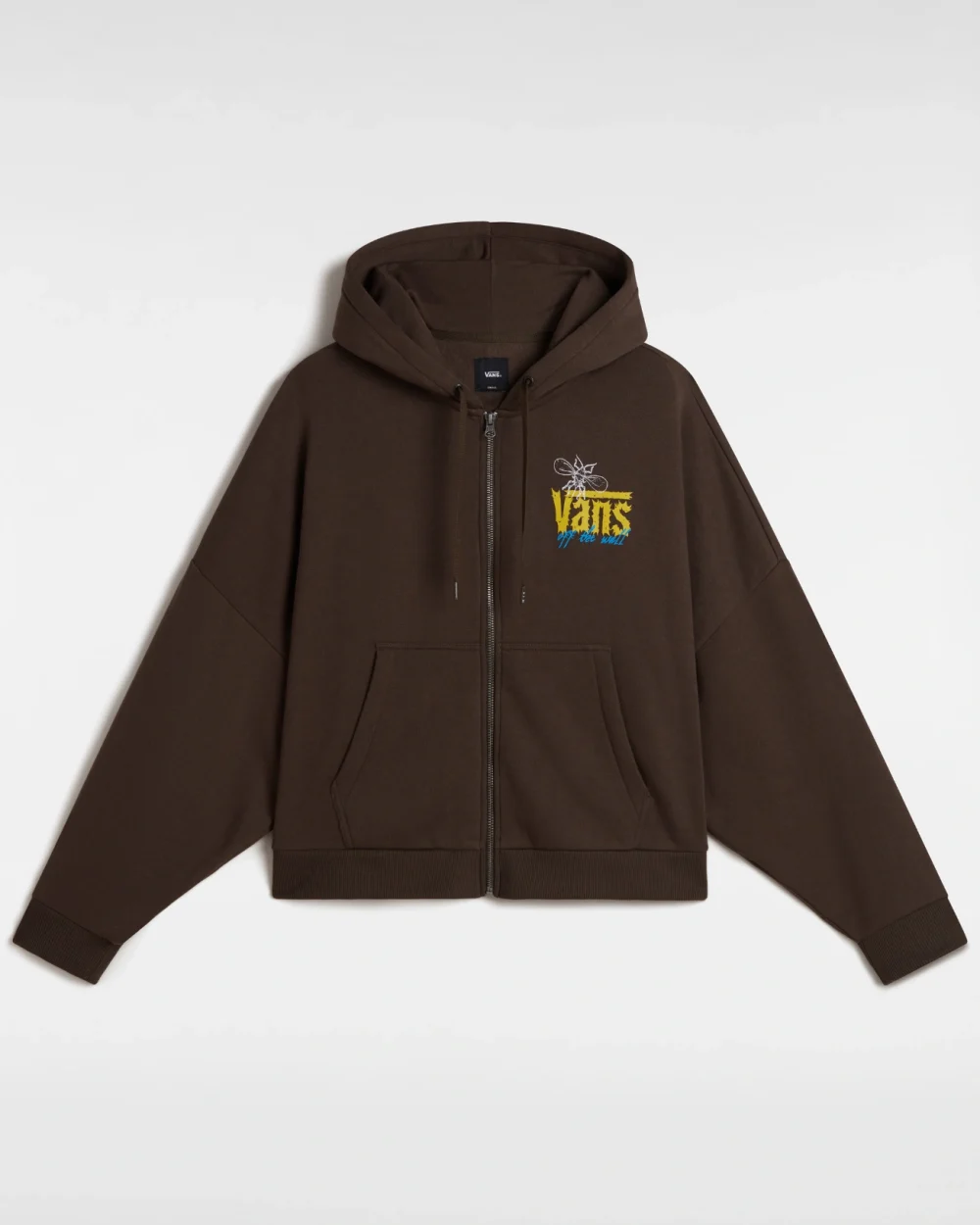 VANS - קפוצ'ון Tear Globe Zip – V00JTVD4C – turkish-coffee – 1