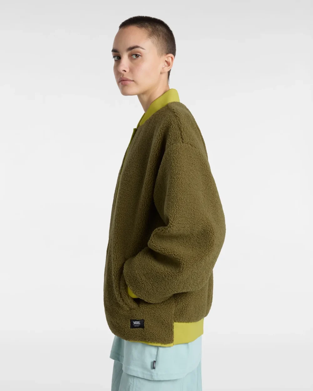 VANS - ג'קט Lakehouse – V00JU5CUQ – gothic-olive – 4