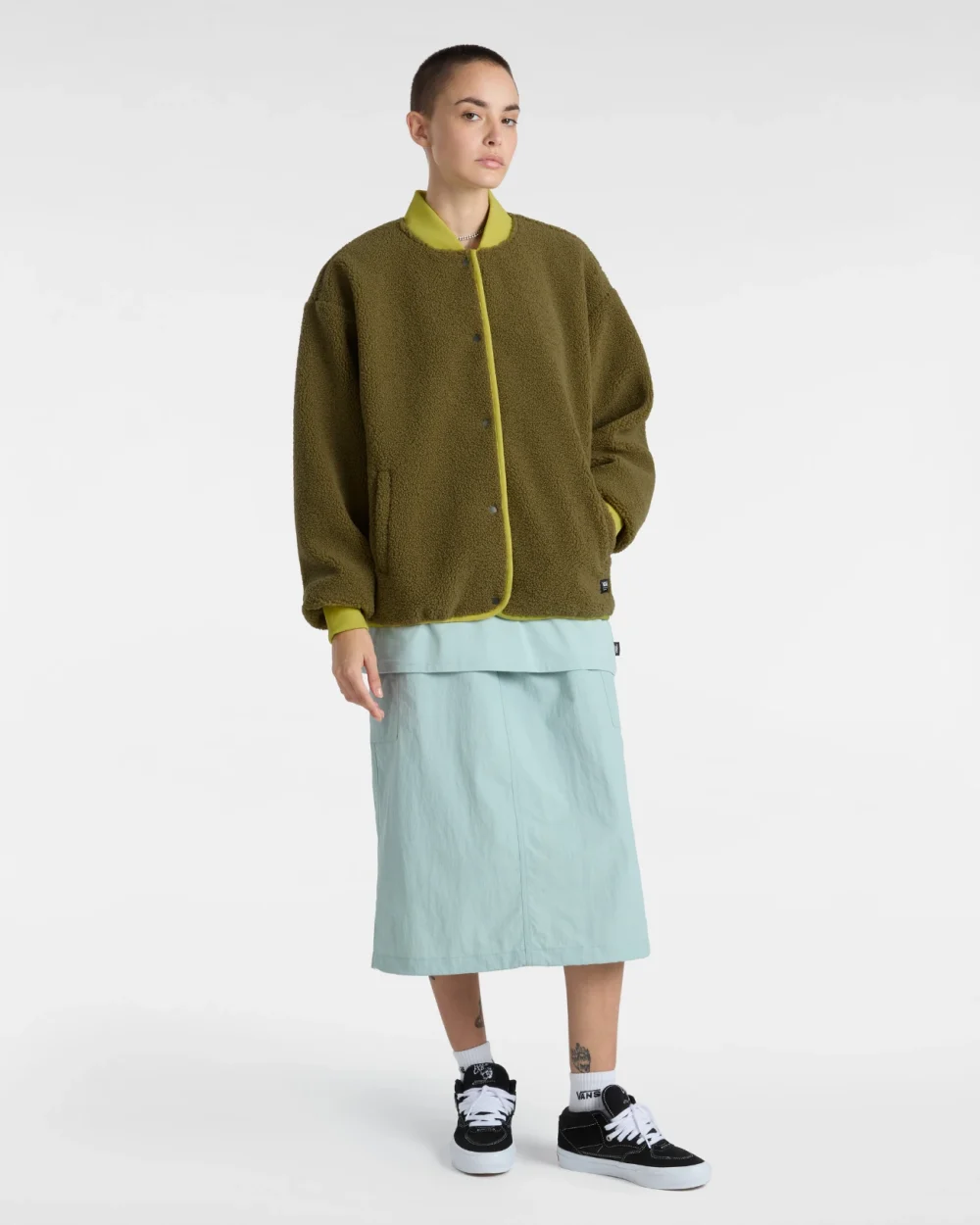 VANS - ג'קט Lakehouse – V00JU5CUQ – gothic-olive – 5