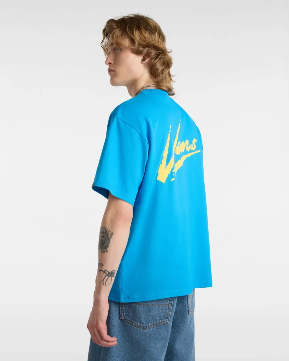 VANS - טי שירט Dettori Loose – V00K42864 – malibu-blue – 2