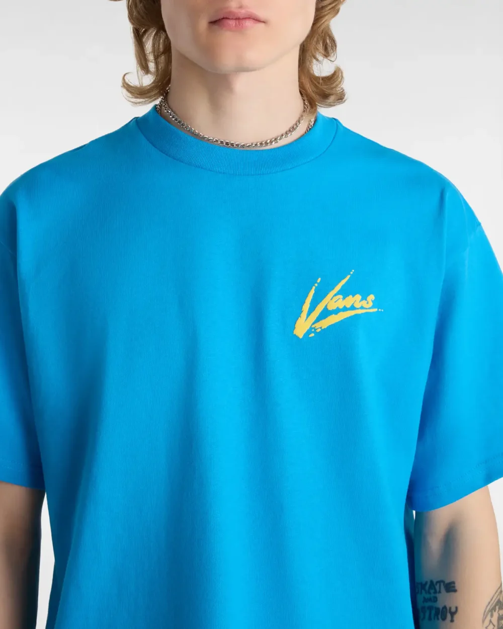 VANS - טי שירט Dettori Loose – V00K42864 – malibu-blue – 3