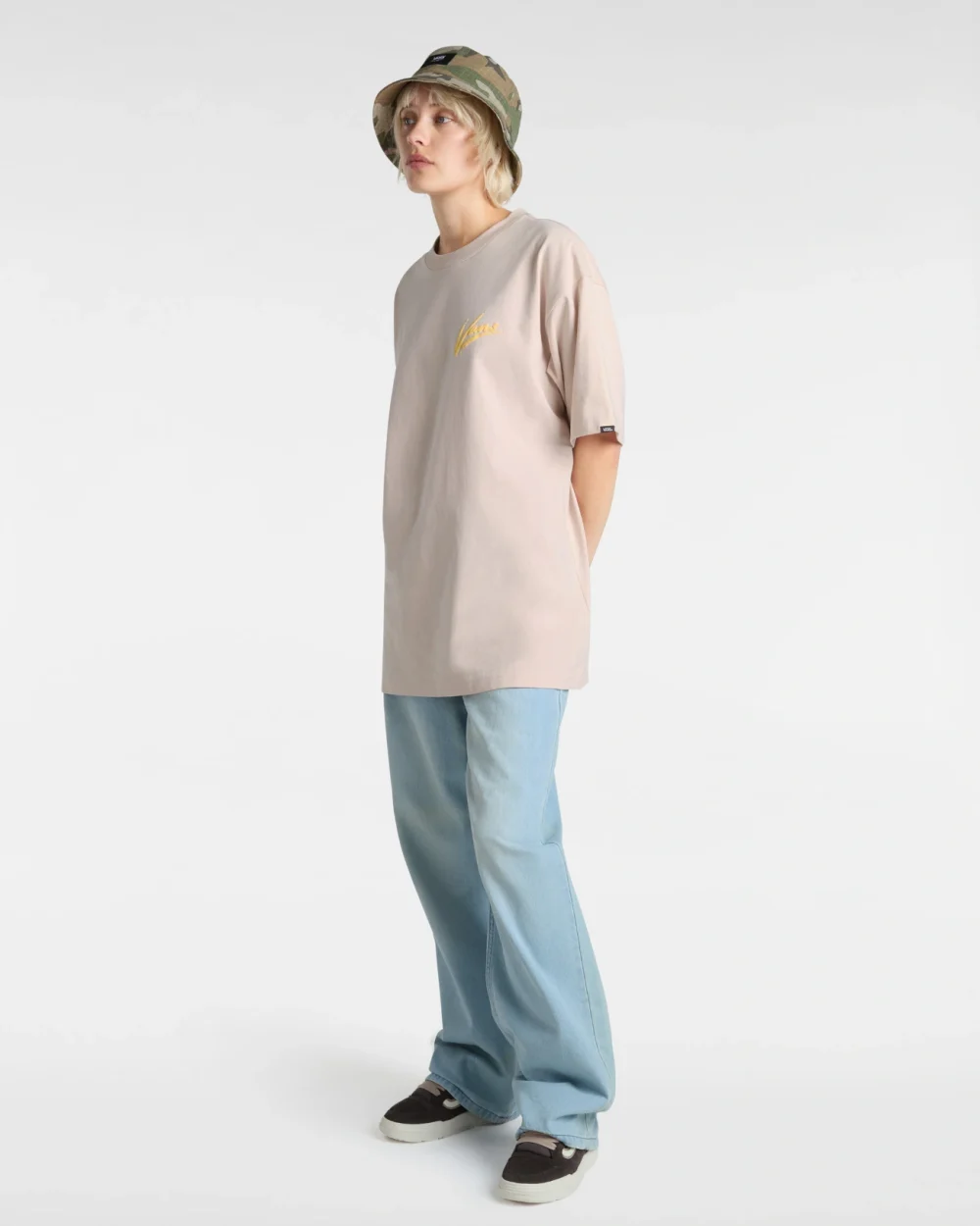 VANS - טי שירט Dettori Loose – V00K42O3N – sepia-rose – 3