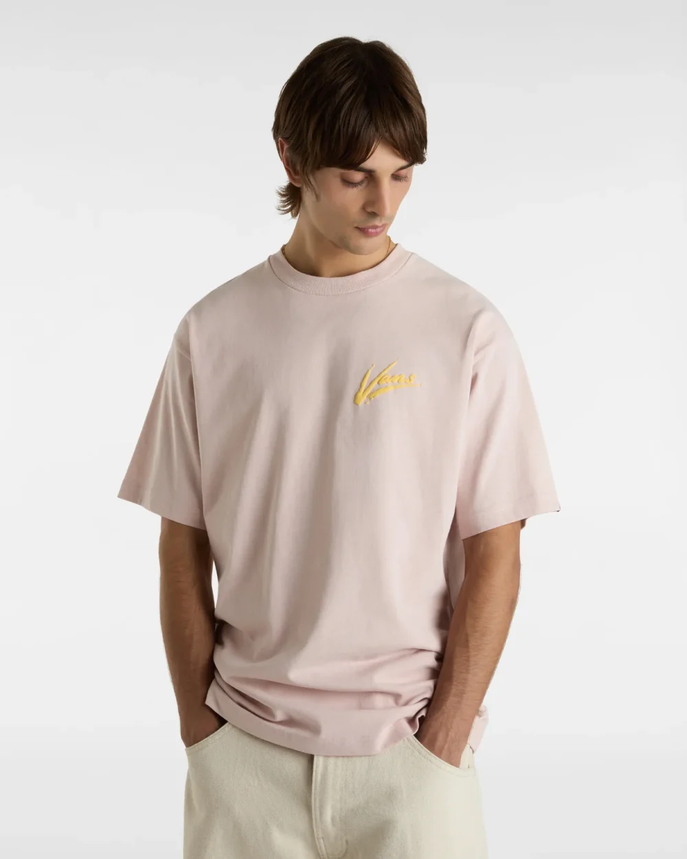 VANS - טי שירט Dettori Loose – V00K42O3N – sepia-rose – 4