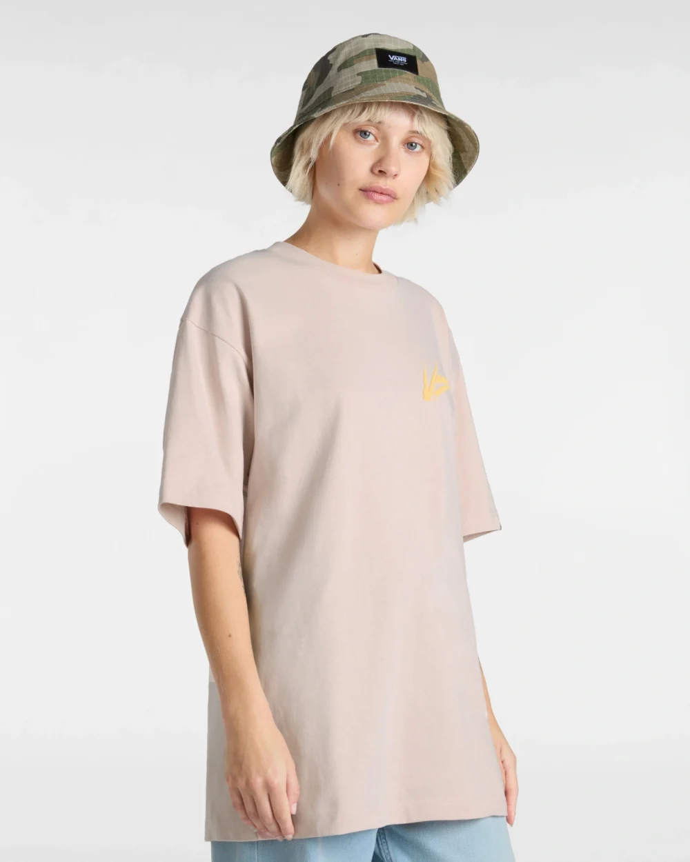 VANS - טי שירט Dettori Loose – V00K42O3N – sepia-rose – 7