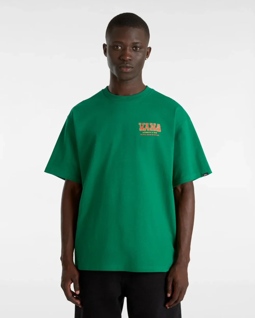 VANS - טי שירט Authentic And True Loose – V00K5UJ5F – verdant-green – 2