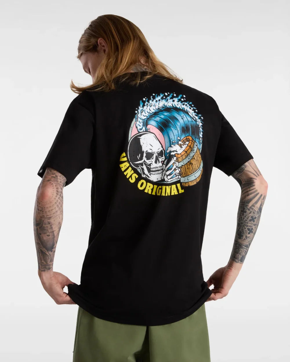 VANS - טי שירט Wave Cheers – V00KB8BLK – black – 2
