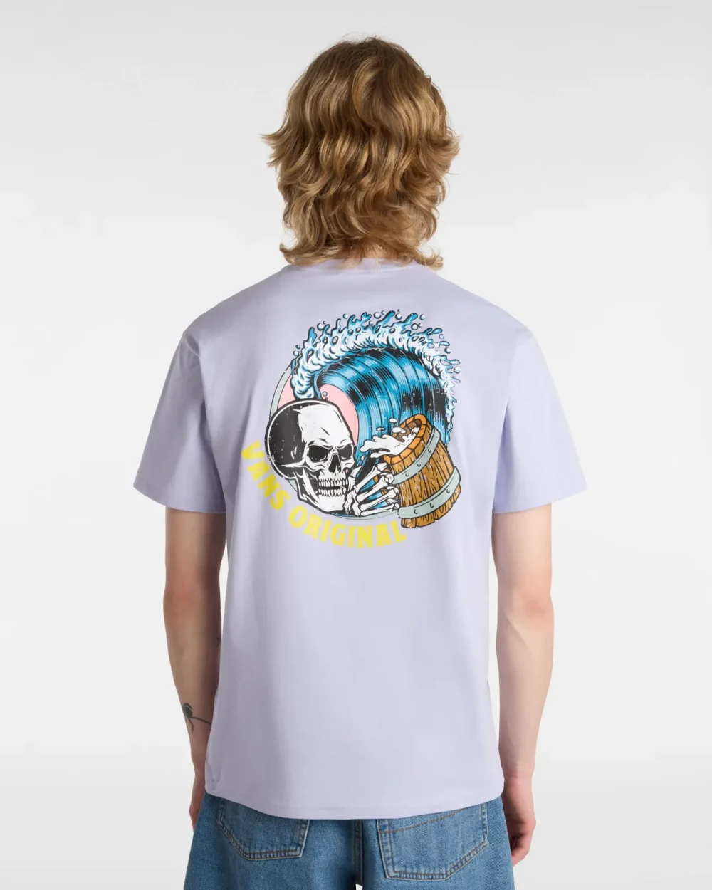 VANS - טי שירט Wave Cheers – V00KB8CR2 – cosmic-sky – 2