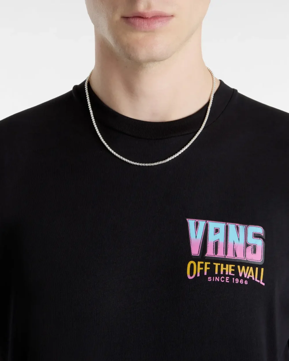 VANS - טי שירט Palm Cheers Classic – V00KHUBLK – black – 5