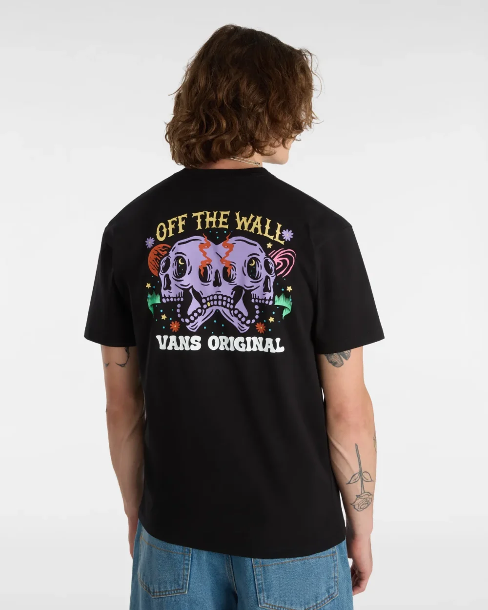 VANS - טי שירט Skull Void Classic – V00KHVBLK – black – 3