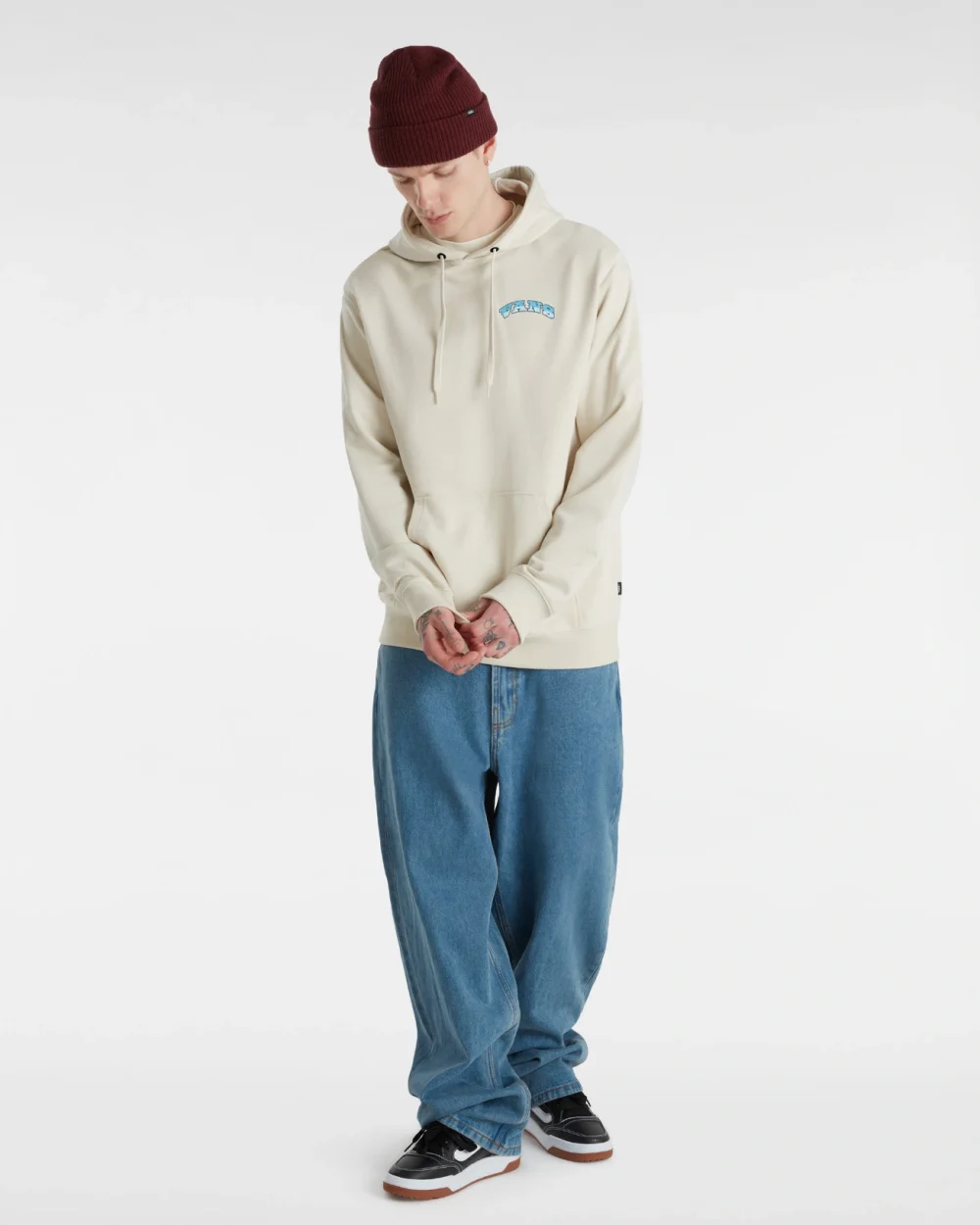 VANS - קפוצ'ון True Waves – V00KJ02N1 – oatmeal – 5