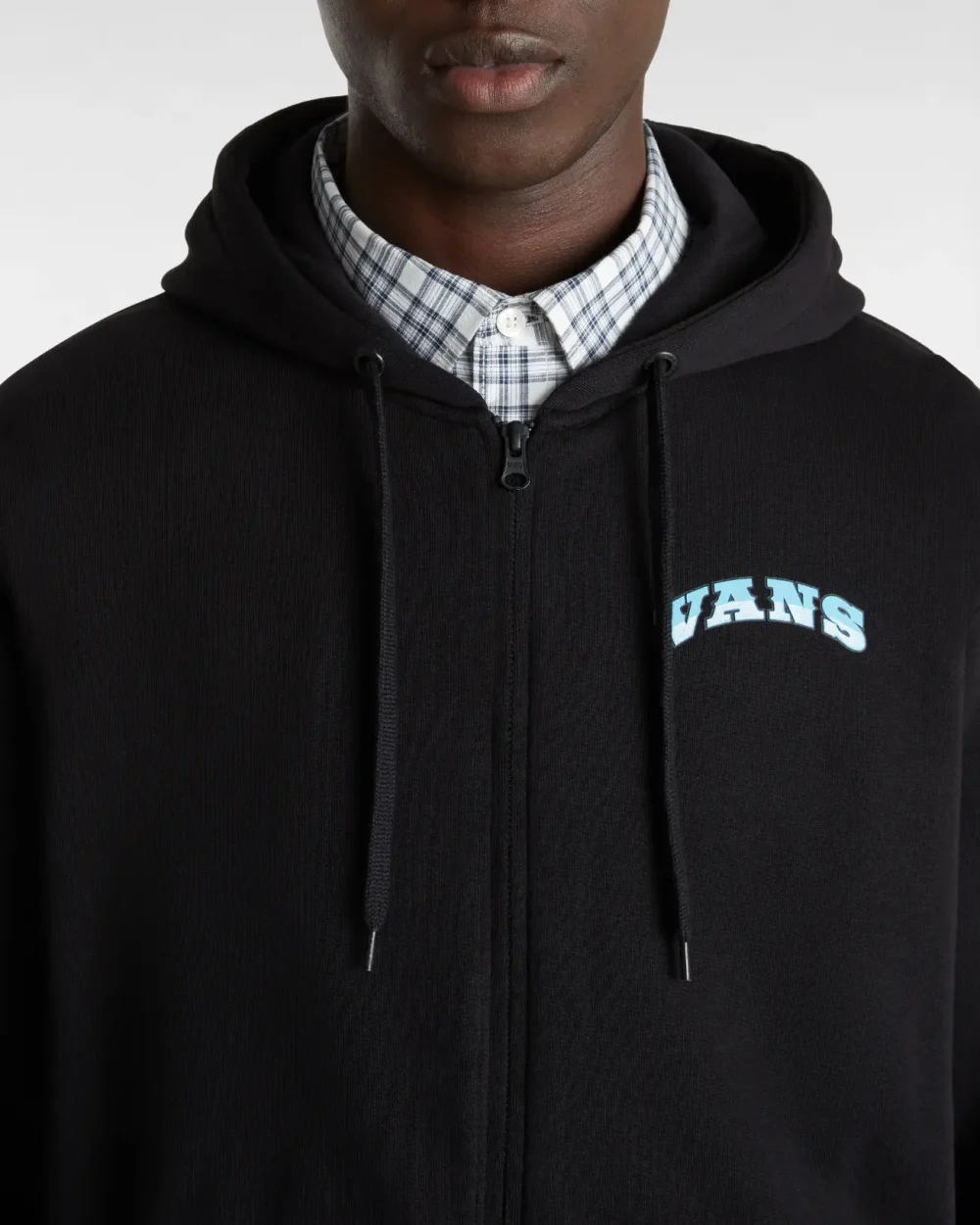 VANS - קפוצ'ון True Waves Full Zip – V00KJ1BLK – black – 6