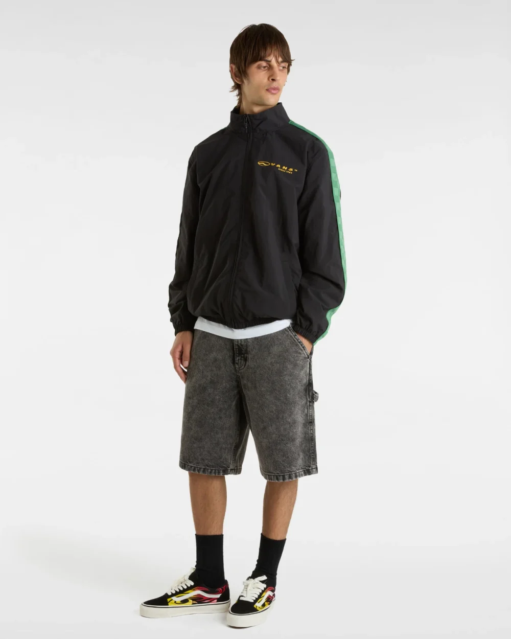 VANS - ג'קט Scanner Nylon Loose Track – V00KUZBLK – black – 4