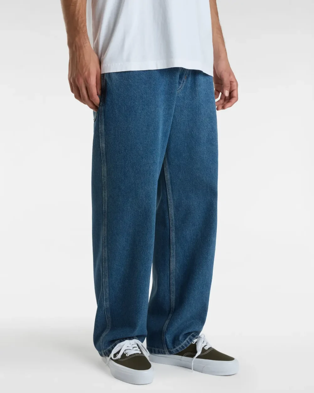 VANS - ג'ינס Skate Check-5 Loose – V00KXMAHU – vintage-indigo – 2