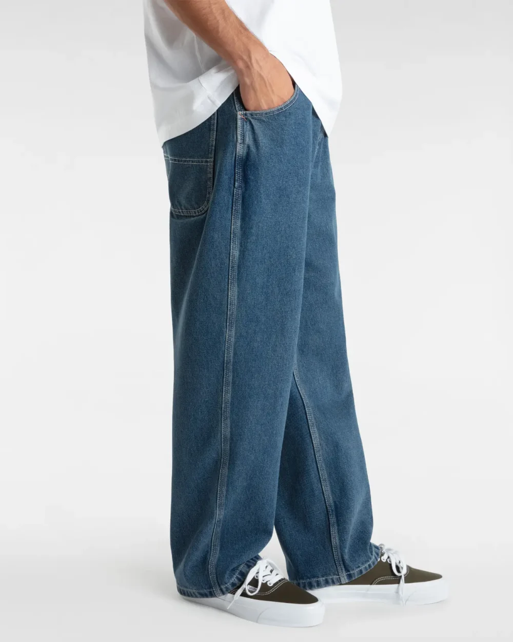 VANS - ג'ינס Skate Check-5 Loose – V00KXMAHU – vintage-indigo – 4