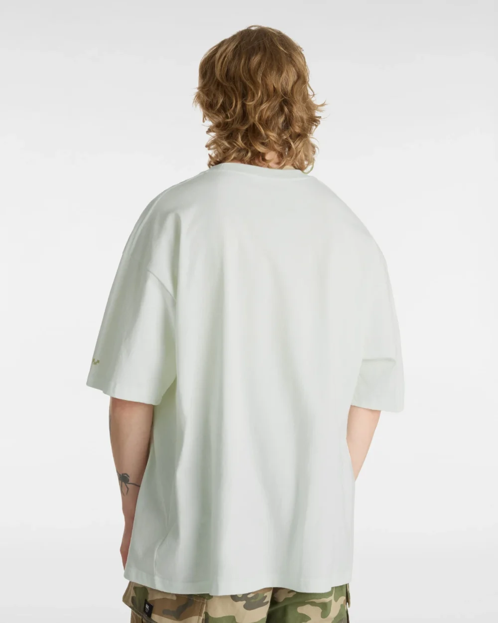 VANS - טי שירט Skate Thinking – V00M0NFS8 – marshmallow – 3