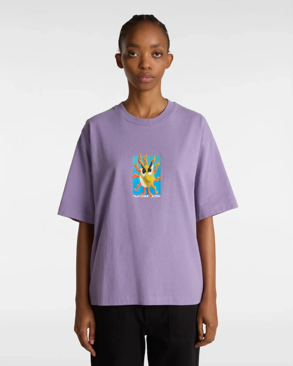 VANS - טי שירט Skate Clay – V00M0S6PH – purple-haze – 8