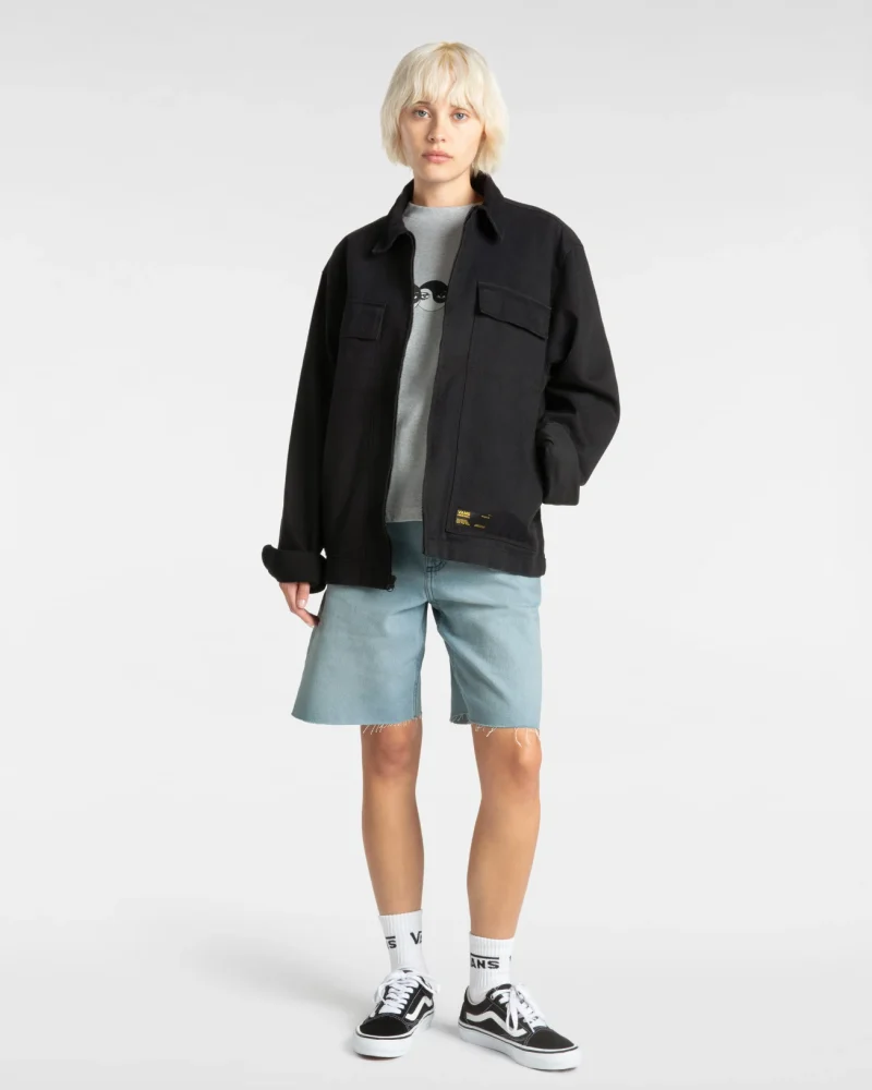 VANS - טי שירט Skate Ying Yang Eyes – V00M0VRKZ – ash-heather – 3