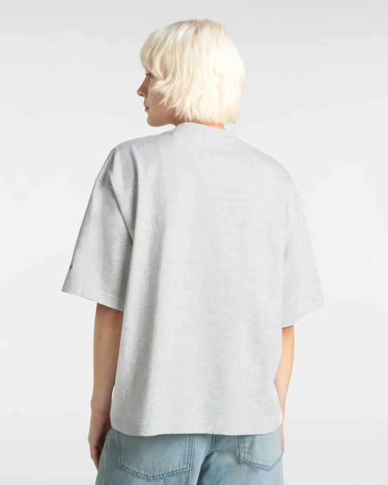 VANS - טי שירט Skate Ying Yang Eyes – V00M0VRKZ – ash-heather – 8