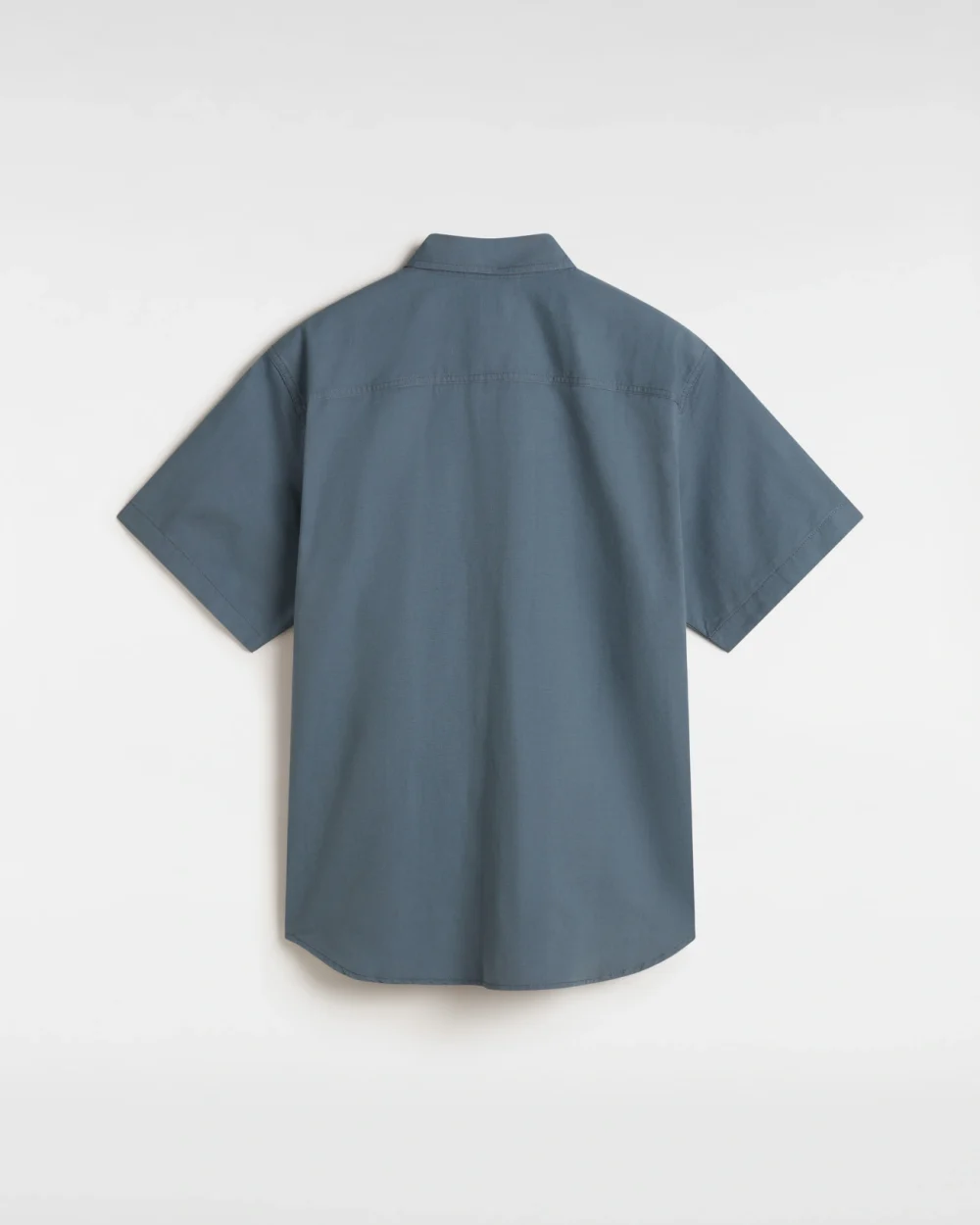 VANS - חולצה מכופתרת קצרה Lawson Solid Woven – V00M13RV2 – stormy-weather – 1