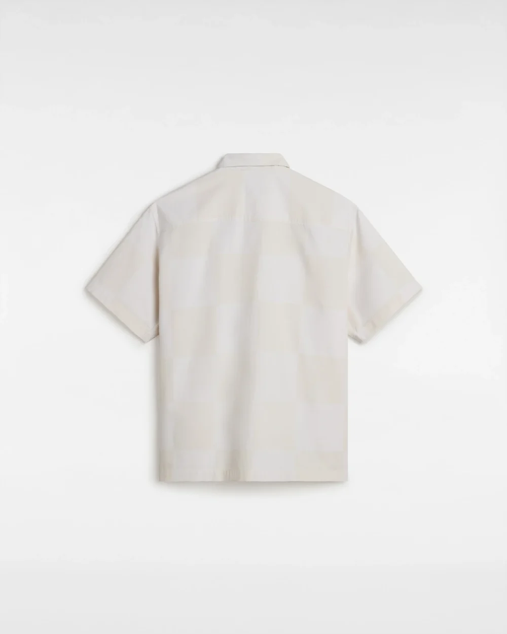 VANS - חולצה מכופתרת קצרה Kessler Checkerboard Woven – V00M18E68 – white-marshmallow – 1