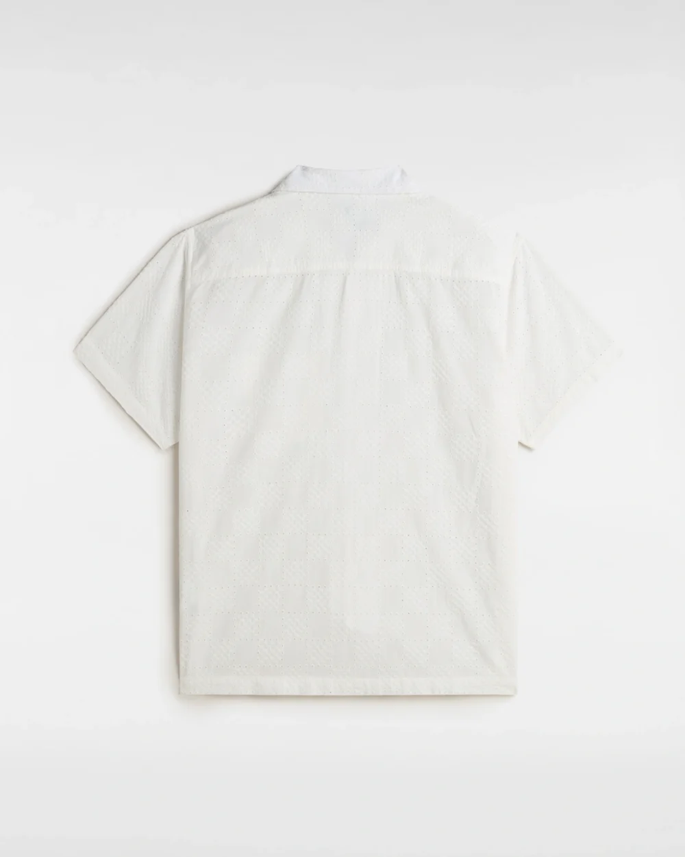 VANS - חולצה מכופתרת קצרה Wayside Eyelet – V00M1FFS8 – marshmallow – 1