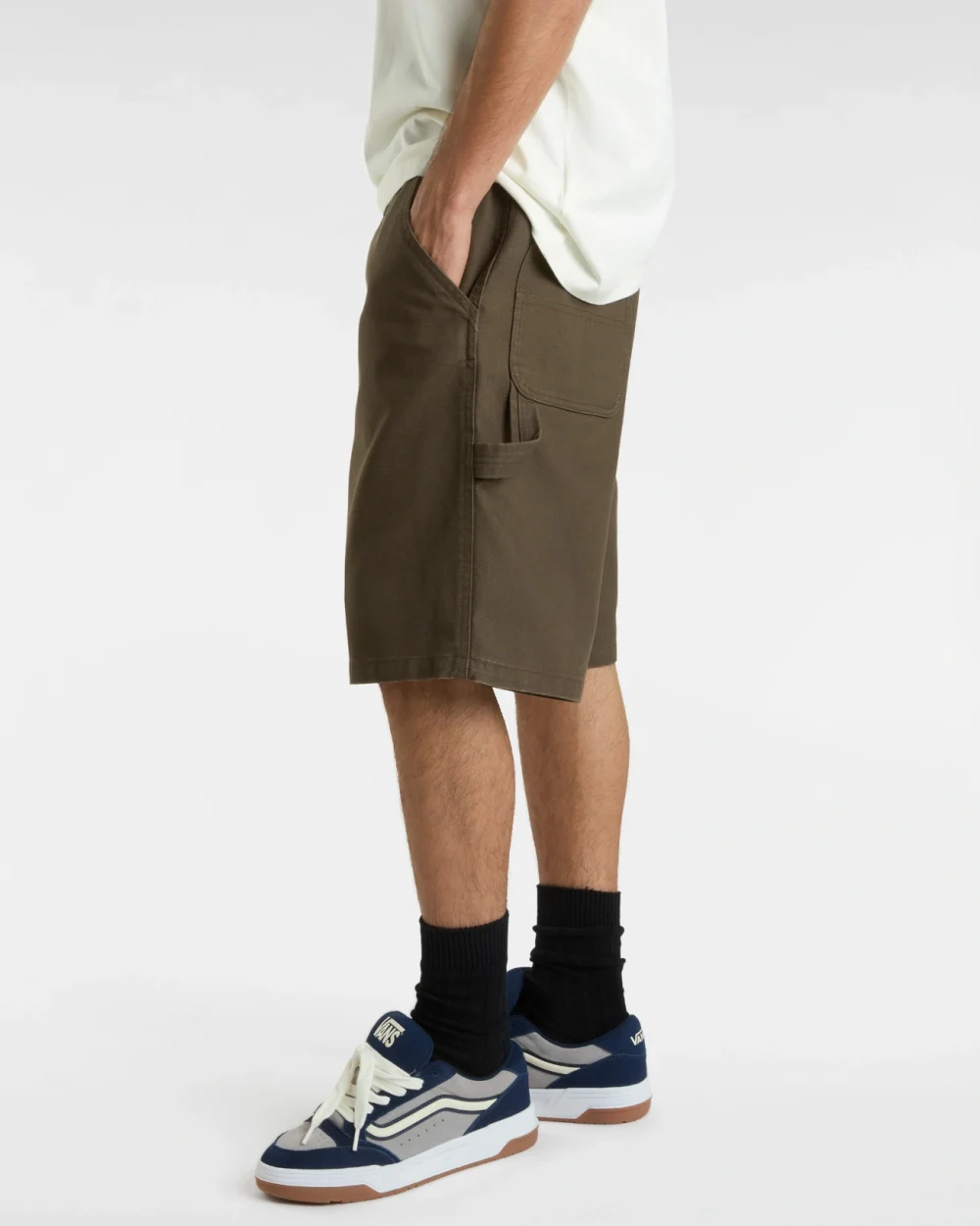 VANS - מכנסיים קצרים Drill Chore Carpenter Loose Canvas – V00M39D4C – turkish-coffee – 4