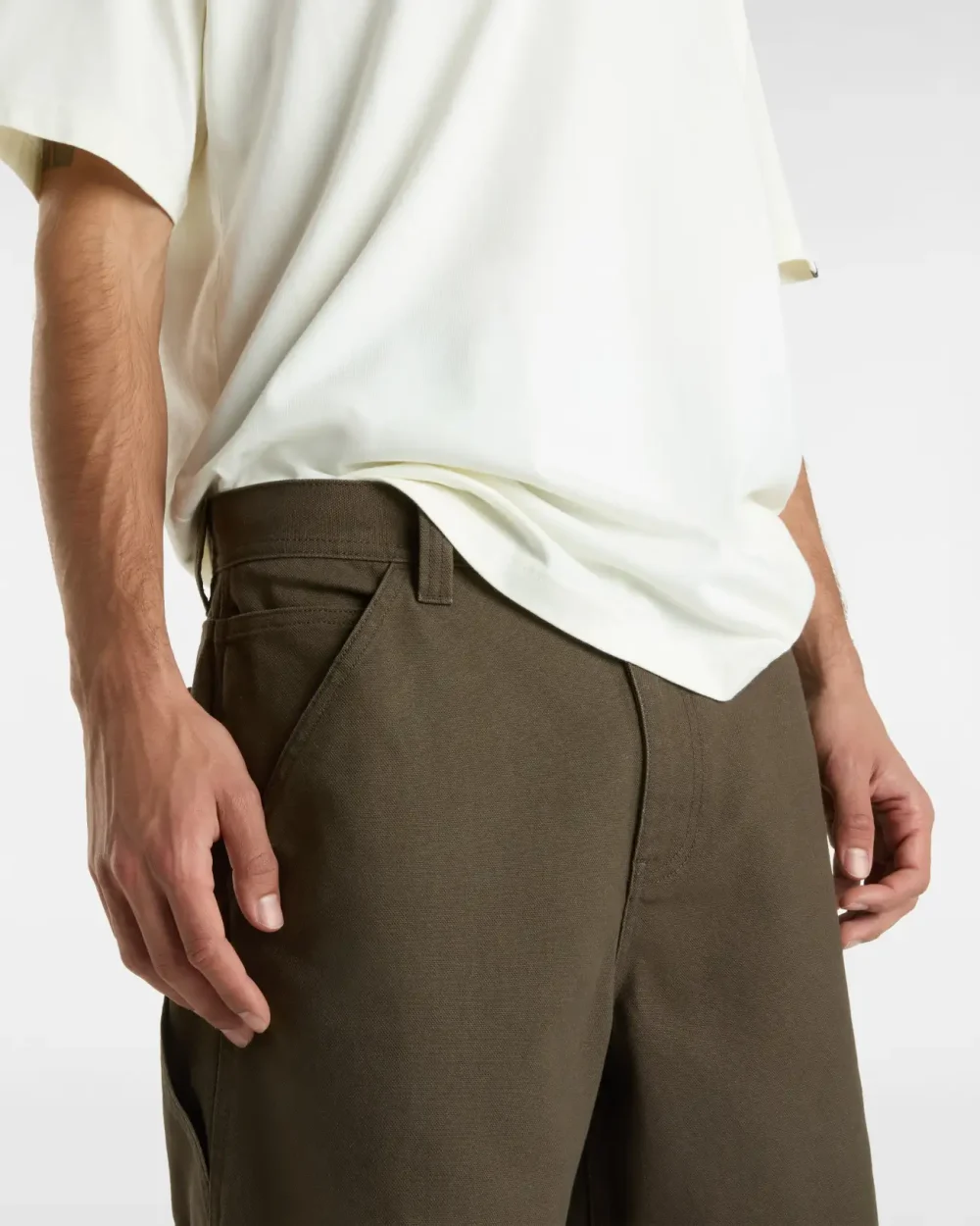 VANS - מכנסיים קצרים Drill Chore Carpenter Loose Canvas – V00M39D4C – turkish-coffee – 6