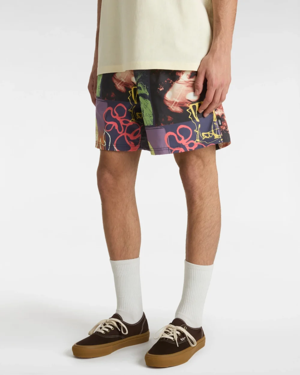 VANS - בגד ים Primary Crazy Print Loose Elastic – V00M3GJDU – parisian-night – 2