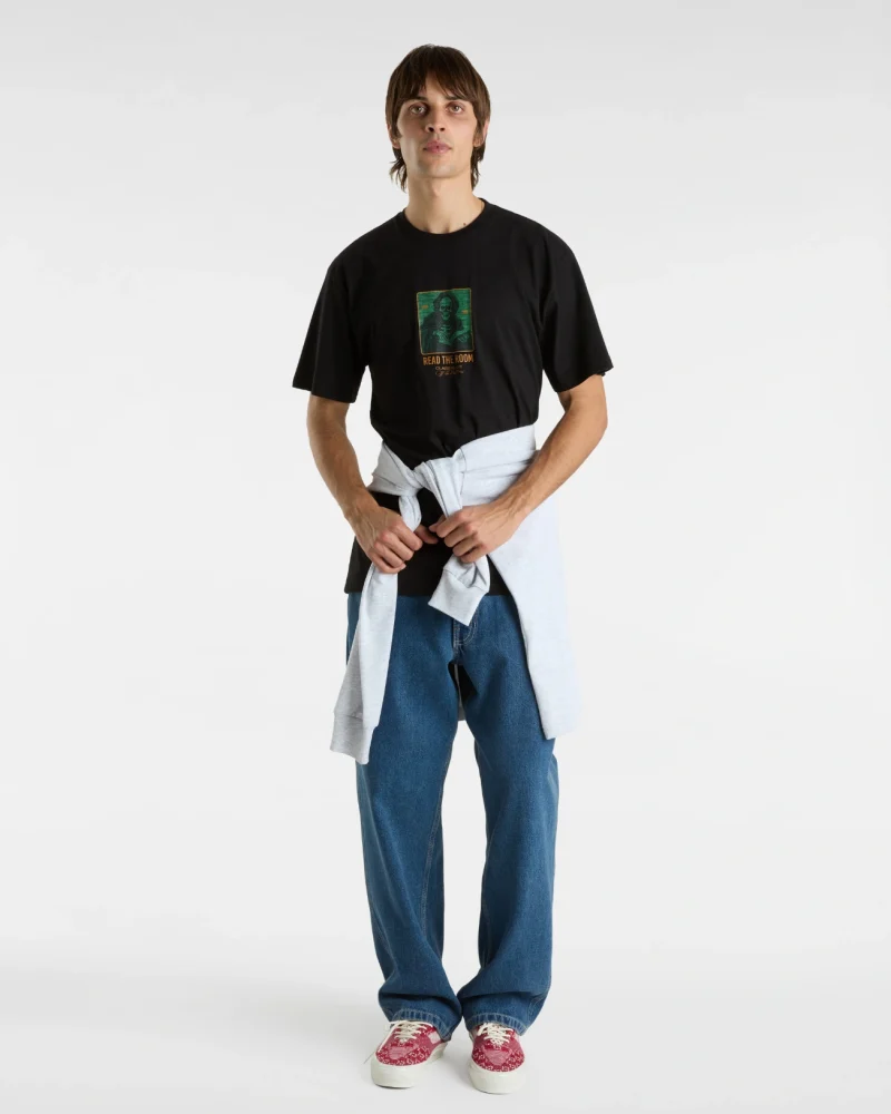 VANS - טי שירט Read The Room – V00M3VBLK – black – 4